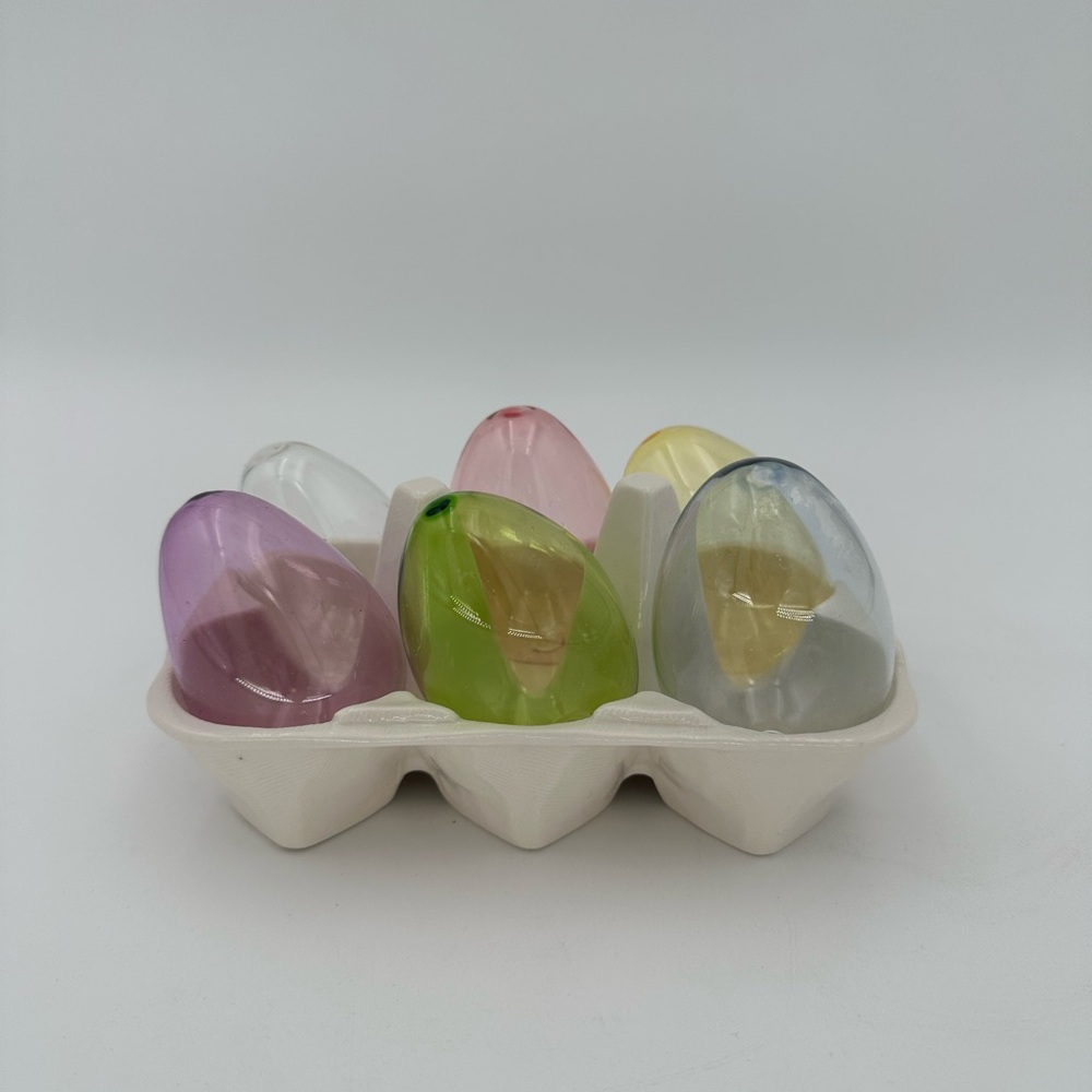 Eddie Bauer Multicolor Glass Eggs - Picture 3 of 6